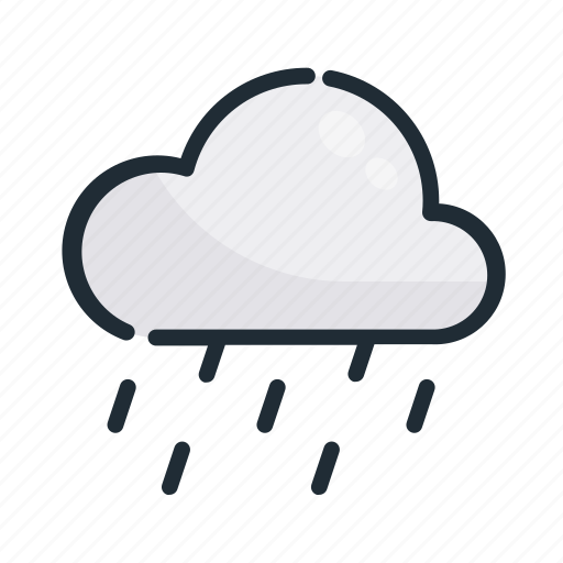 Cloud, forecast, nature, rain, rainy, water, weather icon - Download on Iconfinder