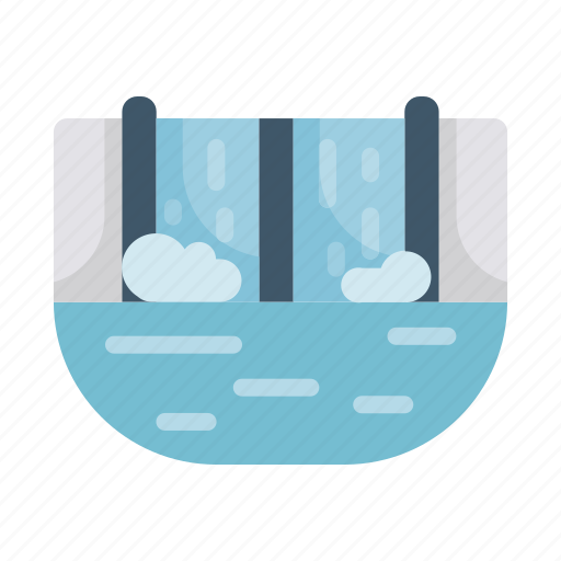 Building, dam, ecology, energy, industry, water icon - Download on Iconfinder