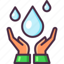 drops, eco, ecology, hands, save water, water