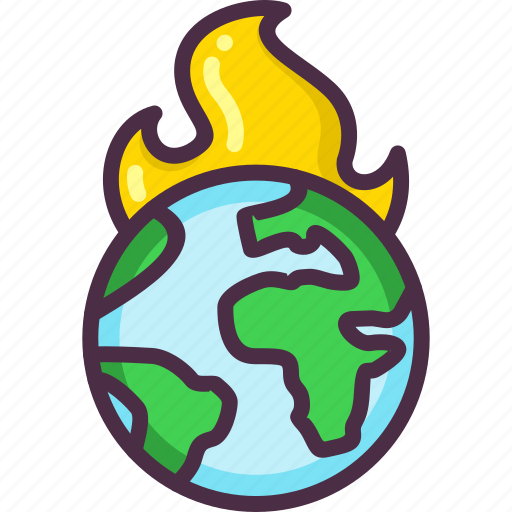 Earth, eco, ecology, fire, global warming, save earth icon - Download on Iconfinder