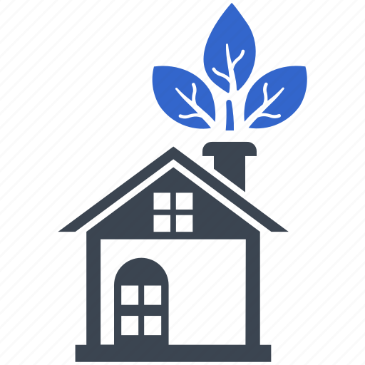Ecology, environment, nature, tree, house, leaf icon - Download on Iconfinder