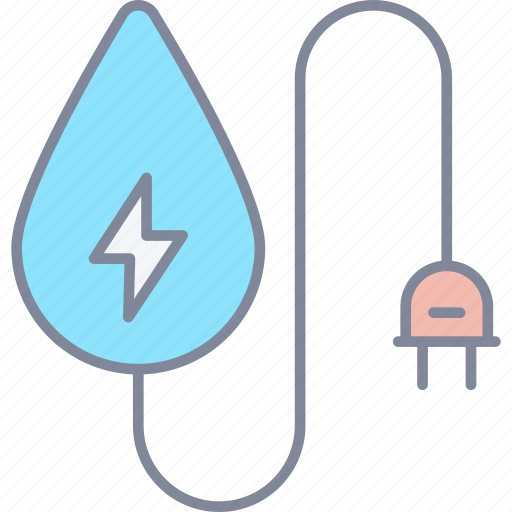 Water, energy, drop, power plug icon - Download on Iconfinder