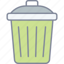 trash, bin, garbage, waste