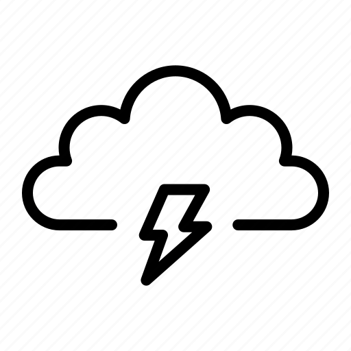 Cloud, thunder, lighting, storm, weather, bolt icon - Download on Iconfinder