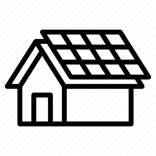 Ecology, solar, house, home, real, estate, panel icon - Download on Iconfinder
