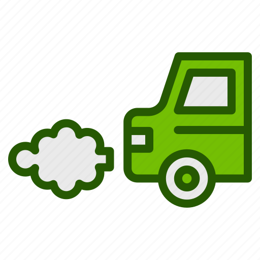 Ecology, car, pollution, air, contamination, environment, green icon - Download on Iconfinder
