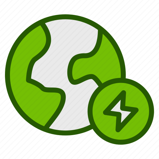 Ecology, earth, energy, globe, power, planet, green icon - Download on Iconfinder