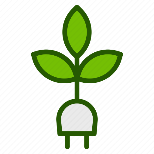 Ecology, eco, energy, environment, plug, power, green icon - Download on Iconfinder