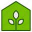 ecology, eco, house, plant, environmentally, greenhouse, home, green 
