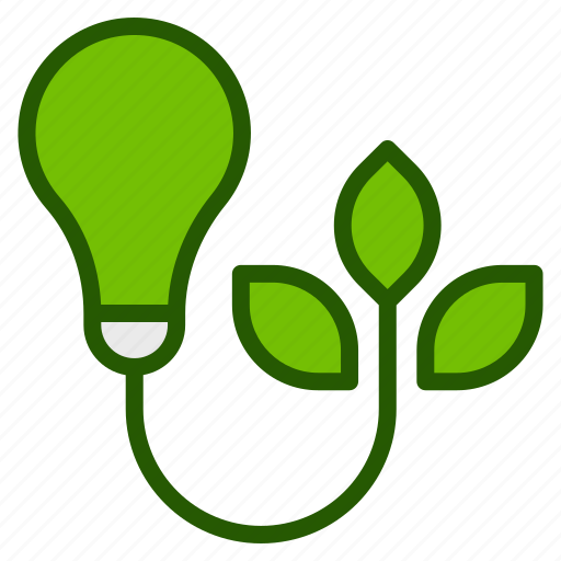 Ecology, eco, lamp, leaf, idea, light, energy icon - Download on Iconfinder