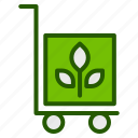 ecology, eco, logistics, trolley, cart, delivery, product, green