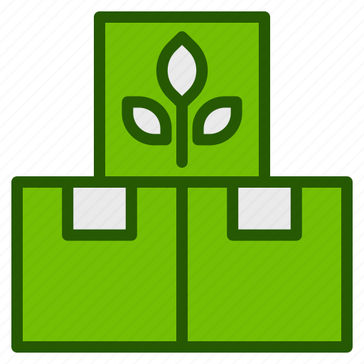 Ecology, eco, product, cardboard, box, logistics, friendly icon - Download on Iconfinder