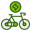 ecology, electric, bike, power, electricity, bicycle, green 
