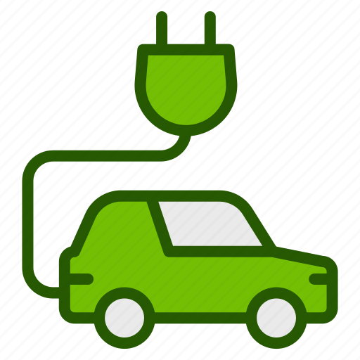 Ecology, electric, car, hybrid, transport, green icon - Download on Iconfinder