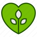 ecology, love, heart, conserve, plant, green