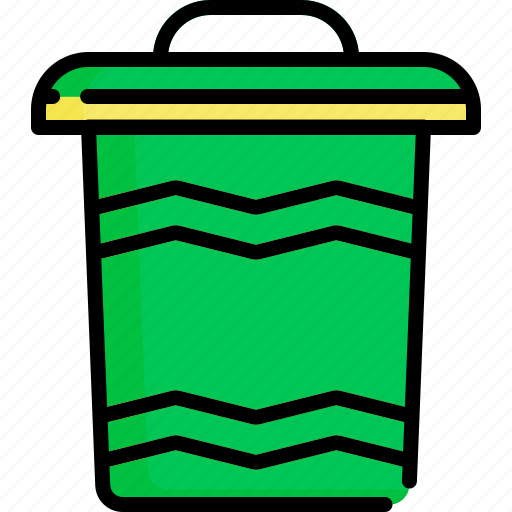 Ecology, liner, color, expand, bin, recycle bin, green icon - Download on Iconfinder