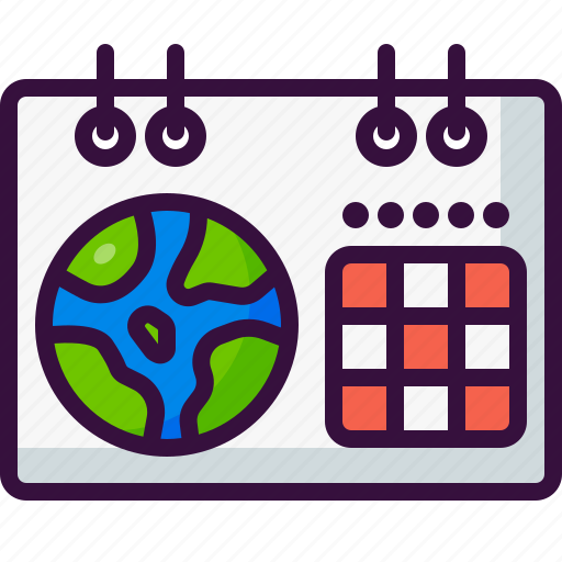 World, environment, earth, calendar, date, ecology, schedule icon - Download on Iconfinder