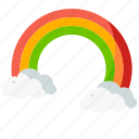 rainbow, sky, cloud, atmospheric, spectrum, meteorology, weather