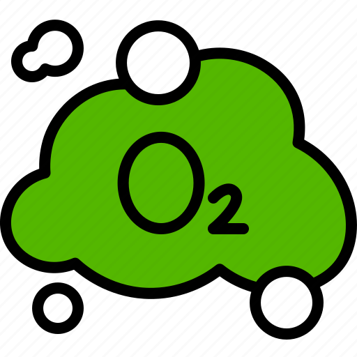 O2, oxygen, chemistry, molecule, nature, environment, sign icon - Download on Iconfinder