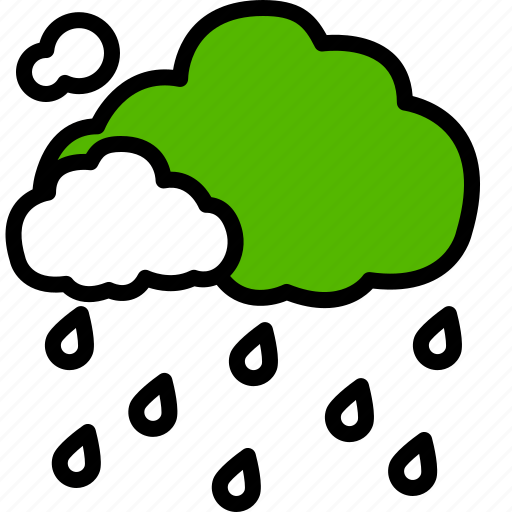 Raining, rain, sky, meteorology, weather, nature icon - Download on Iconfinder