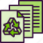 paper, recycle, zero, waste, recycling, papers, eco, document, file 