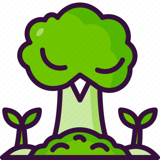 Trees, forest, nature, botanical, woodland, woods, landscape icon - Download on Iconfinder
