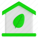 green, house, home, nature, ecology 