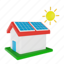 solar, house, home, property 