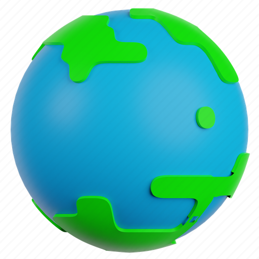 Earth, global, world, planet 3D illustration - Download on Iconfinder