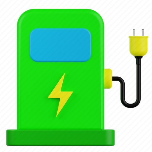 Energy, station, ecology, power, battery 3D illustration - Download on Iconfinder
