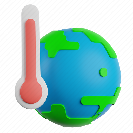 Global, warming, earth, planet 3D illustration - Download on Iconfinder