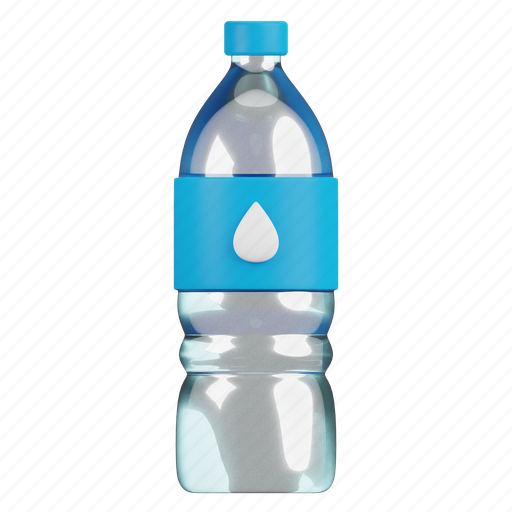 Water, bottle 3D illustration - Download on Iconfinder