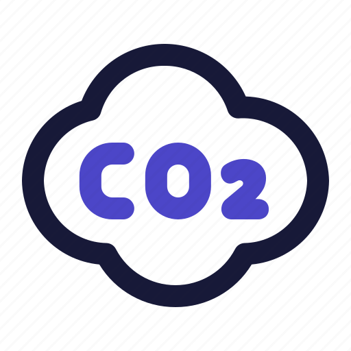Co2, cloud, smog, carbon, dioxide, pollution icon - Download on Iconfinder