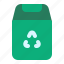 recycle, bin, ecology, environment, trash, can 