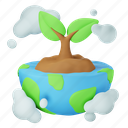 planting, earth, tree, flower, cloud, garden, plant, ecology 