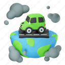 vehicle, pollution, car, smoke, trasportation, air, earth, ecology, cloud 