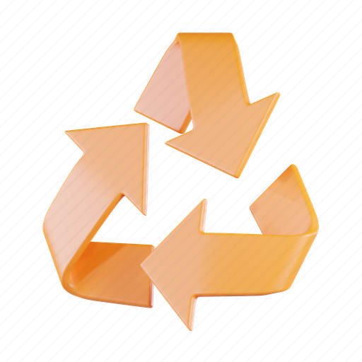Recycle, ecology, environment, garbage, trash, recycling 3D illustration - Download on Iconfinder