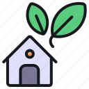 eco, ecology, friendly, nature, house, home, leaf, building