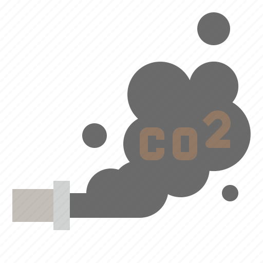 Carbon, co2, dioxide, environment, pollution, smoke icon - Download on Iconfinder