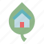 eco, environmentally, friendly, green, house 