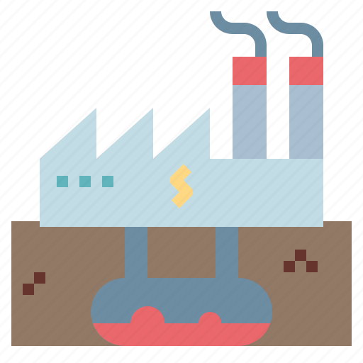 Ecological, ecology, energy, environment, geothermal, plant, power icon - Download on Iconfinder