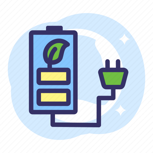 Battery, earth day, eco, ecology, energy, plug icon - Download on Iconfinder