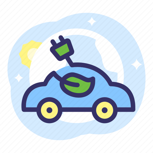 Car, earth day, eco, ecology, electric, energy, friendly icon - Download on Iconfinder