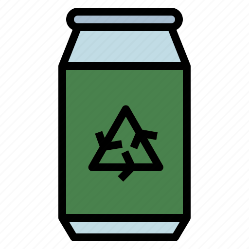 Aluminum, can, recycle, recycling, reuse icon - Download on Iconfinder