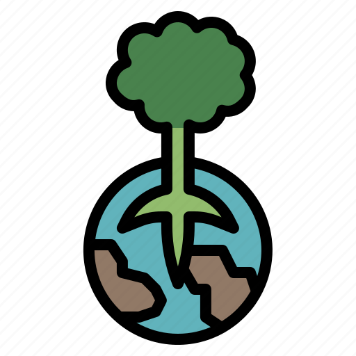 Earth, planet, save, tree icon - Download on Iconfinder