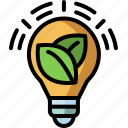 eco, bulb, green, energy, ecology, light, plant