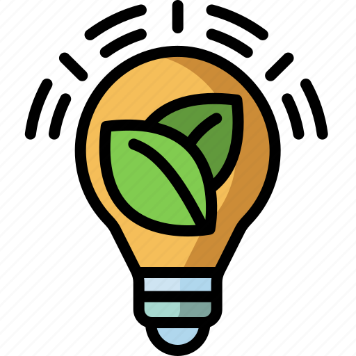Eco, bulb, green, energy, ecology, light, plant icon - Download on Iconfinder
