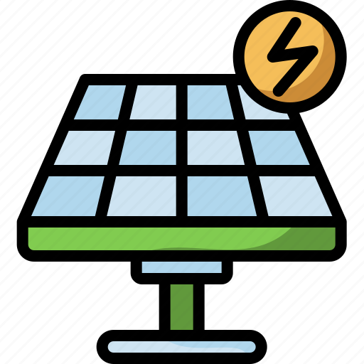 Solar, panel, power, energy, panels, renewable, industry icon - Download on Iconfinder