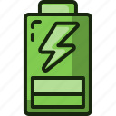 battery, technology, status, level, full, lineal, energy