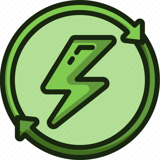 Renewable, energy, power, biofuel, renew, recycle, arrow icon - Download on Iconfinder